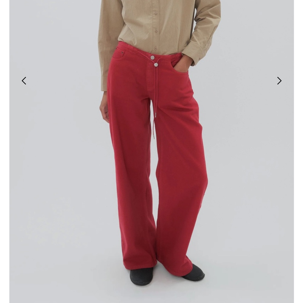 Still Here Cool Jeans in Red size 28